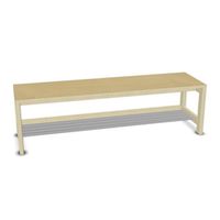 Garderobenbank YUNA, B 120 x Sitzhöhe 35 x T 33 cm