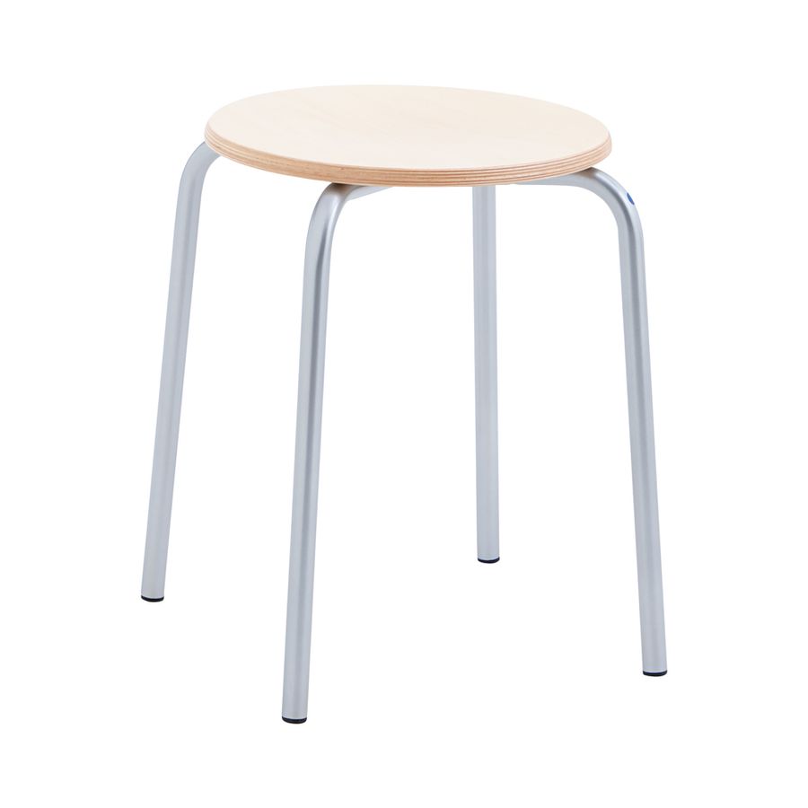 Stapelhocker mit Metallbeinen
