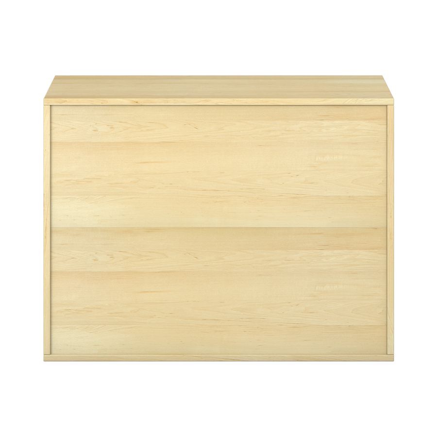 Pureo Doppeltürenschrank Furnier, B 100 x H 75 x T 60 cm