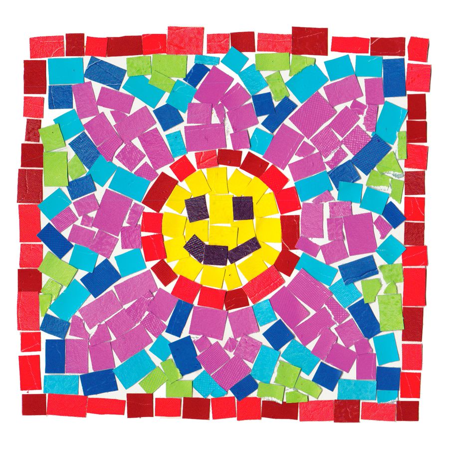 Mosaikplättchen bunt, 10'000 Stück