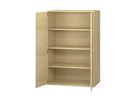 Pureo Doppeltürenschrank Furnier, mit 3 Einlegeböden, B 100 x H 150 x T 60 cm