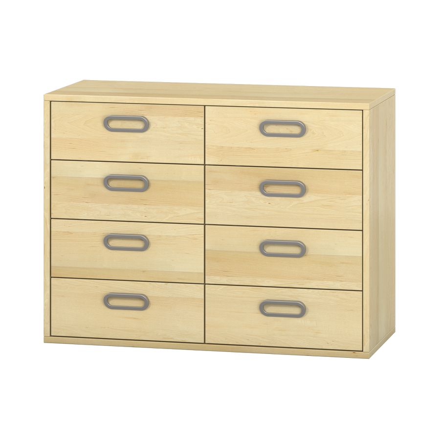 Pureo Schubkastenchrank mit 8 Schubkästen, Furnier
B 100 x H 75 x T 42 cm