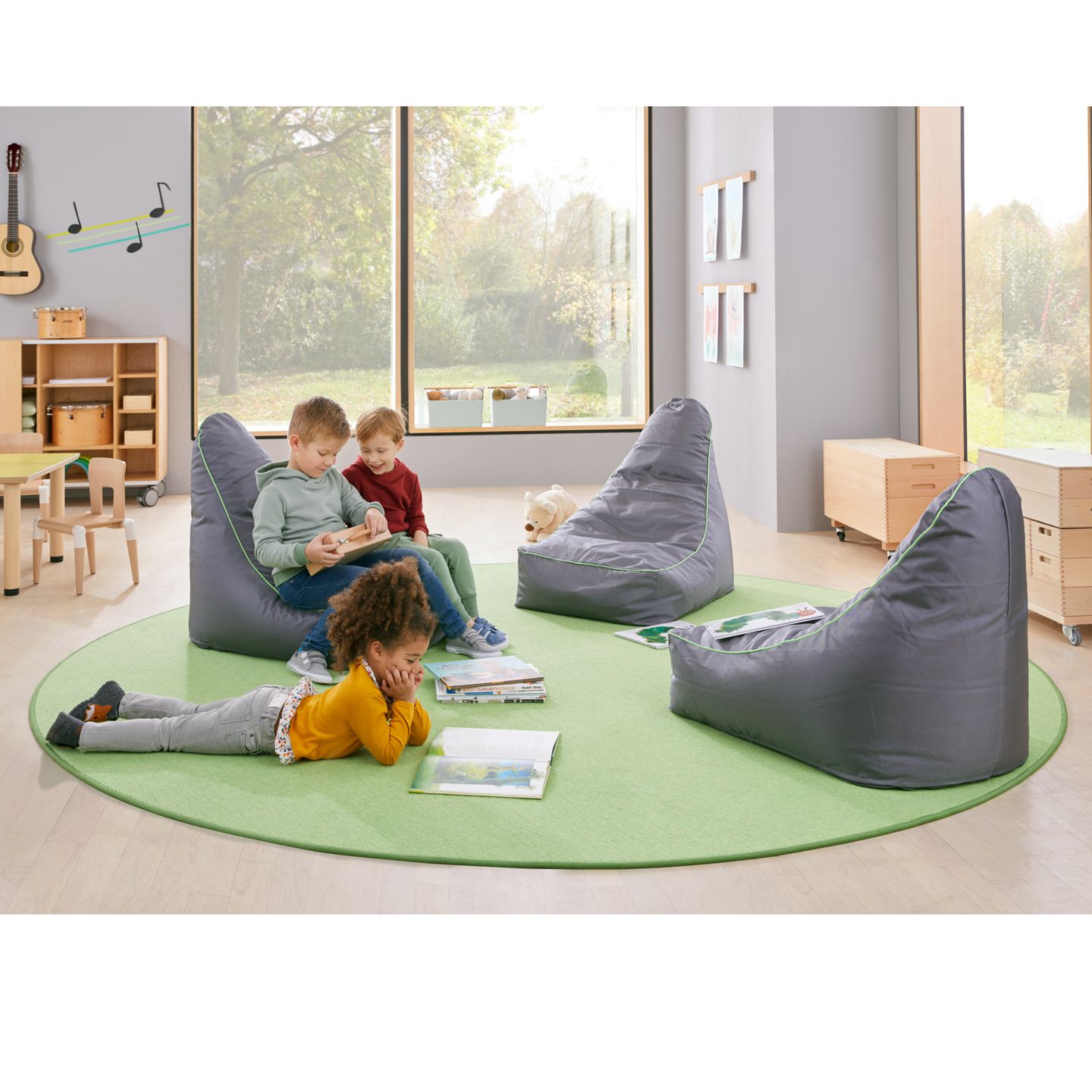 Tretford-Teppich 2 x 2 m mit Umkettlung