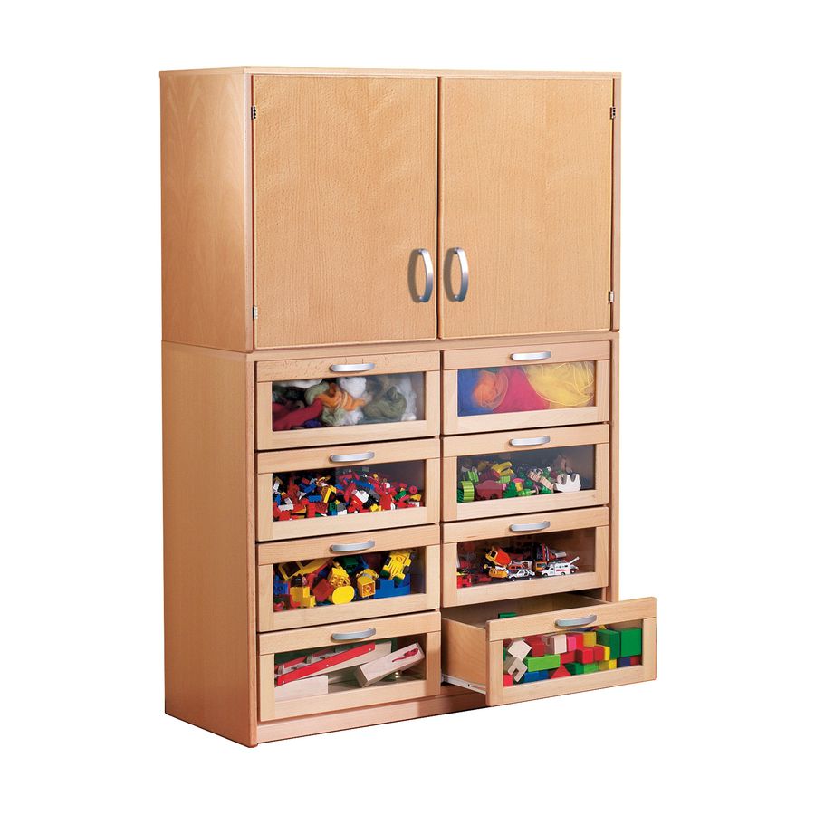 Aufsatzschrank mit Doppeltüren Forminant mit 1 Einlegeboden, B 100 x H 59,6 x T 39,4 cm