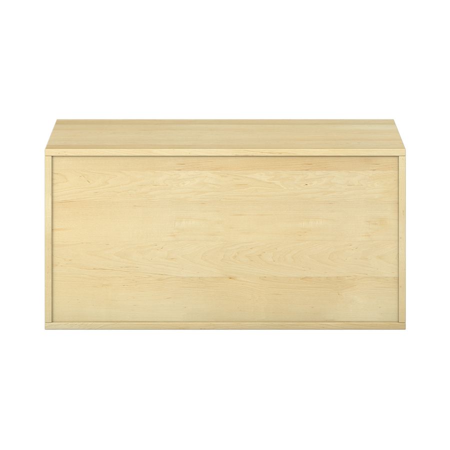 Pureo Doppeltürenschrank Furnier, mit 1 Einlegeboden, B 100 x H 50 x T 60 cm