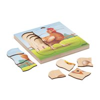 Lagenpuzzle Huhn