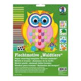 213.407.400 - Flechtmotive Waldtiere, 4 Stk.