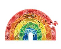 104.605.100 - Puzzle Regenbogen, 100 Teile