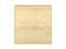 Pureo Doppeltürenschrank Furnier, B 100 x H 100 x T 60 cm