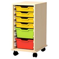 Schubladencontainer variado, B 40 x H 71 x T 58 cm, P1F Buche