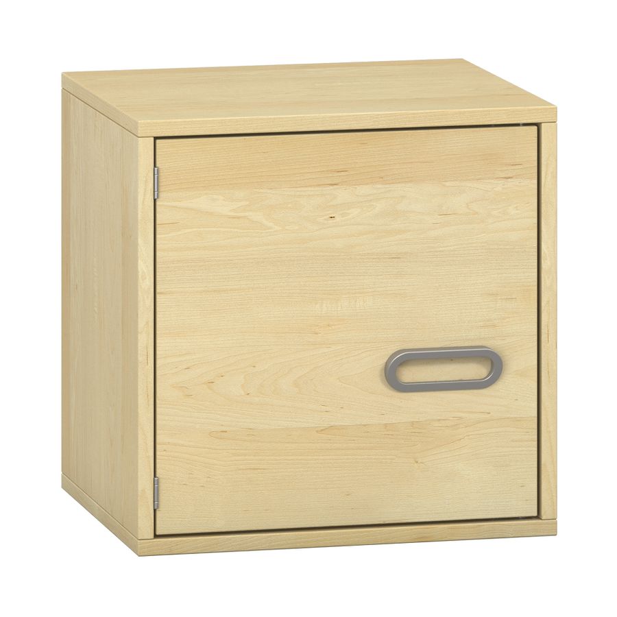 Pureo Hängeschrank mit Tür links, Furnier, mit 1 Einlegeboden, B 50 x H 50 x T 42 cm