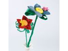 Spitze Stoffblumen