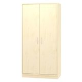 410.006.232K - Materialschrank mit Doppeltüren, mit Sockel, Dekor, B 90 x H 180 x T 40 cm