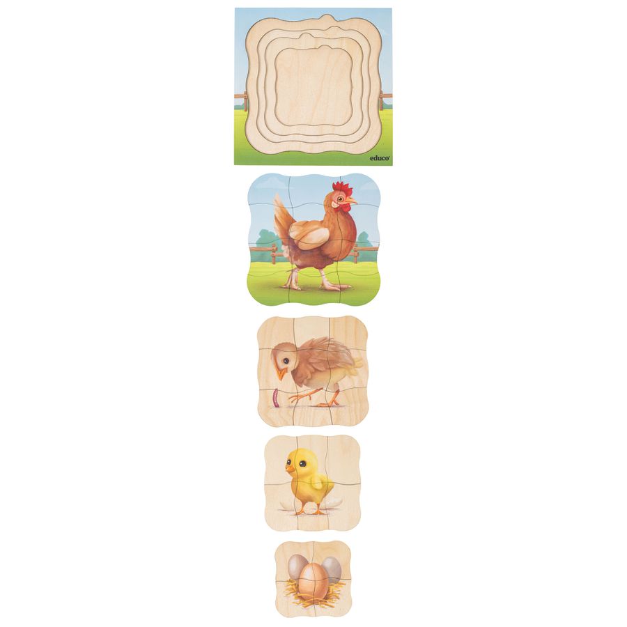 Lagenpuzzle Huhn