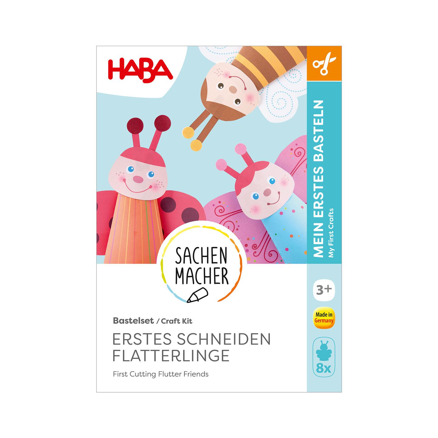 Sachenmacher – Erstes Schneiden Flatterlinge Bastelset