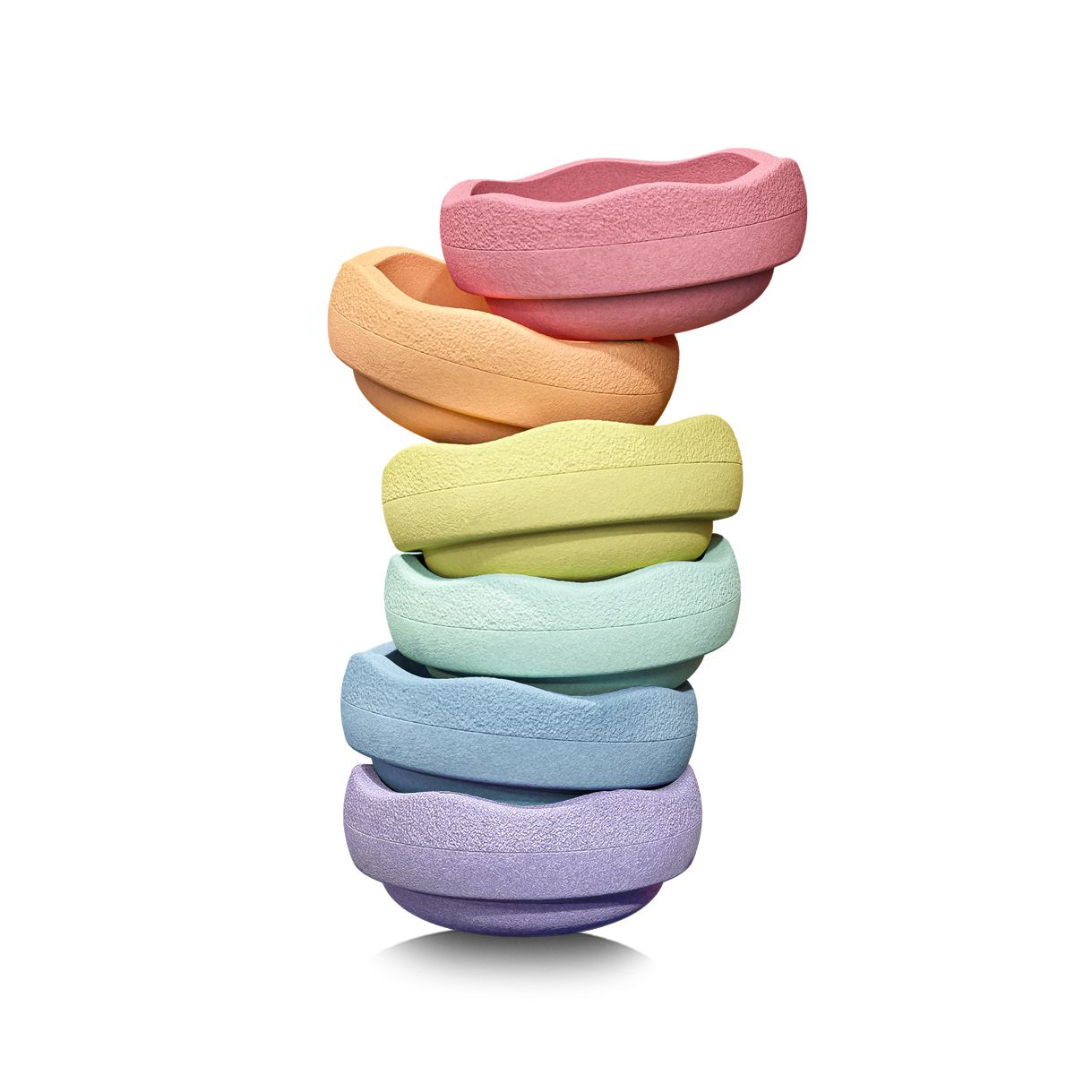 Stapelsteine Rainbow pastel 6 Stück