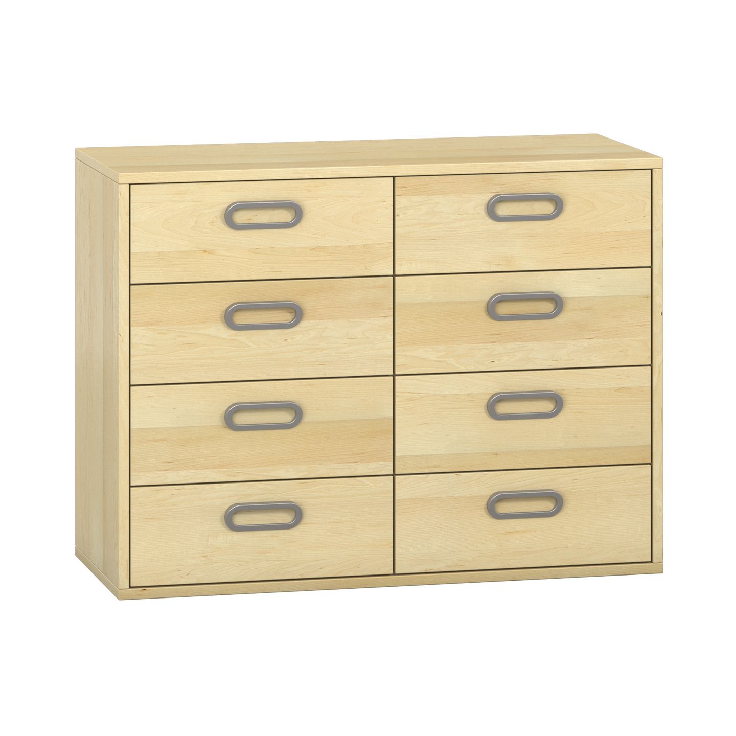 Pureo Schubkastenchrank mit 8 Schubkästen, Furnier
B 100 x H 75 x T 42 cm