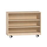 445.528.034.01 - Regalschrank Variado mit 4 Rollen, 2 Einlegeböden, K177 Buche, B 100 x H 80,6 x T 58 cm