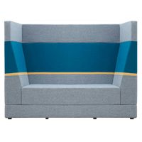 Hochlehner Sofa set.upp gerade mit Stoffbezug, B 175 x H 140 x T 70 cm, SH 43 cm, ST 48cm
