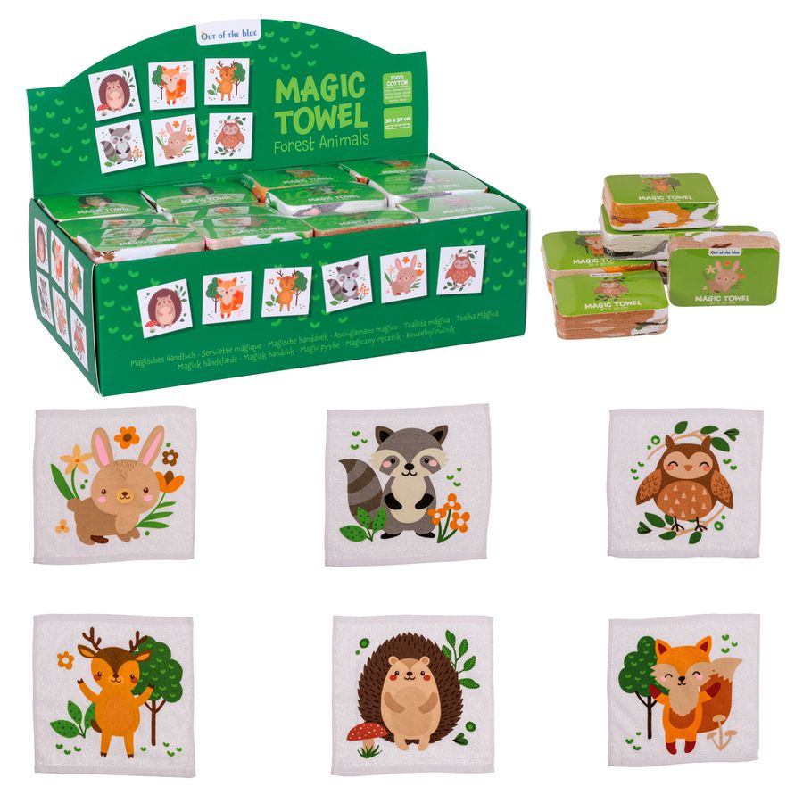 Magisches Handtuch Waldtiere