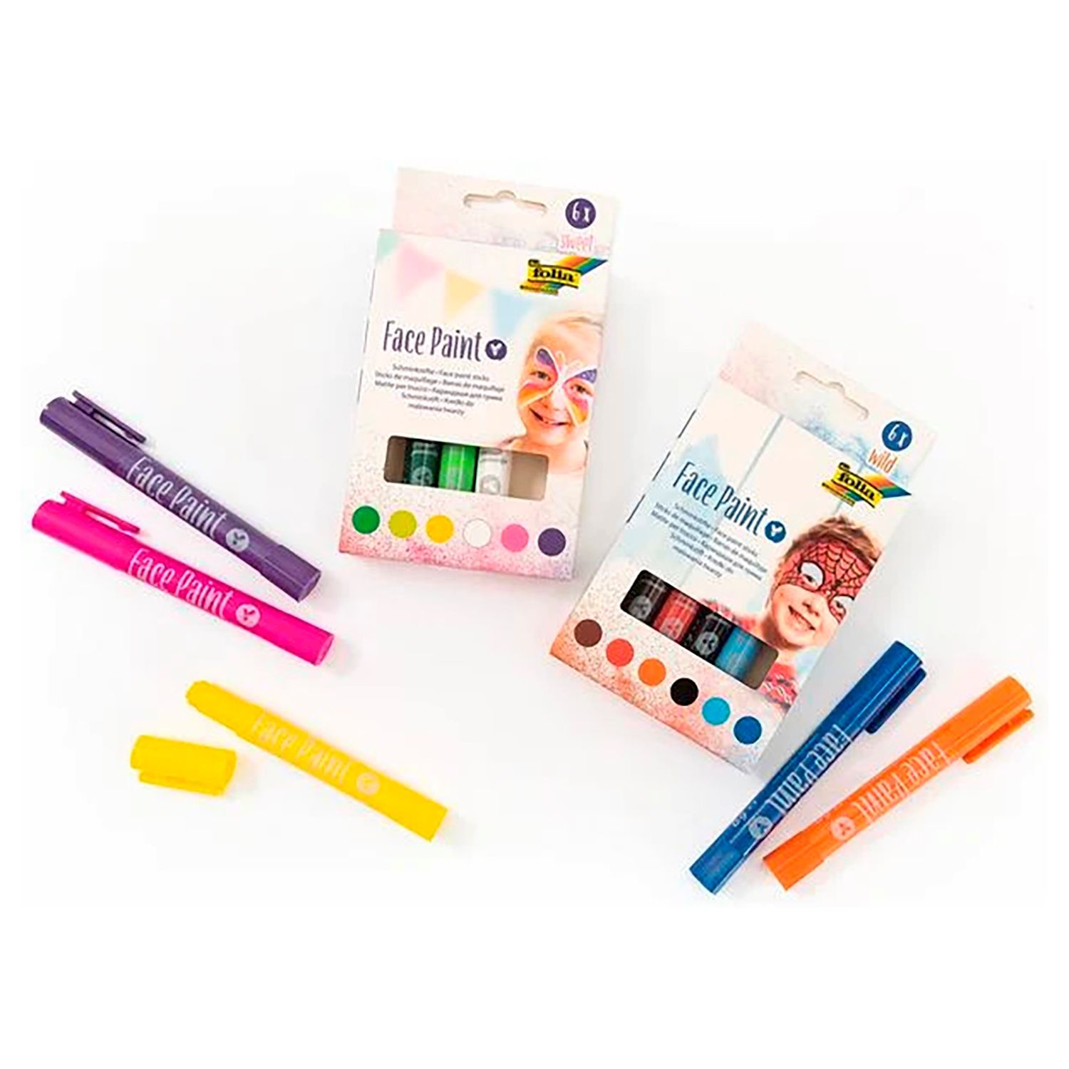 Schminkstifte Face Paint Sweet 6 Stifte