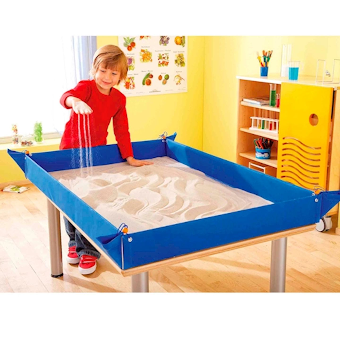 Kreativ- und Experimentierplane blau, L 80 cm