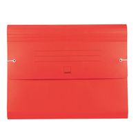 Fächermappe aus Pappe A4-Plus, rot