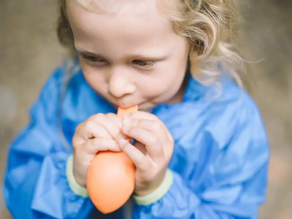 Experiment: Luft braucht Raum