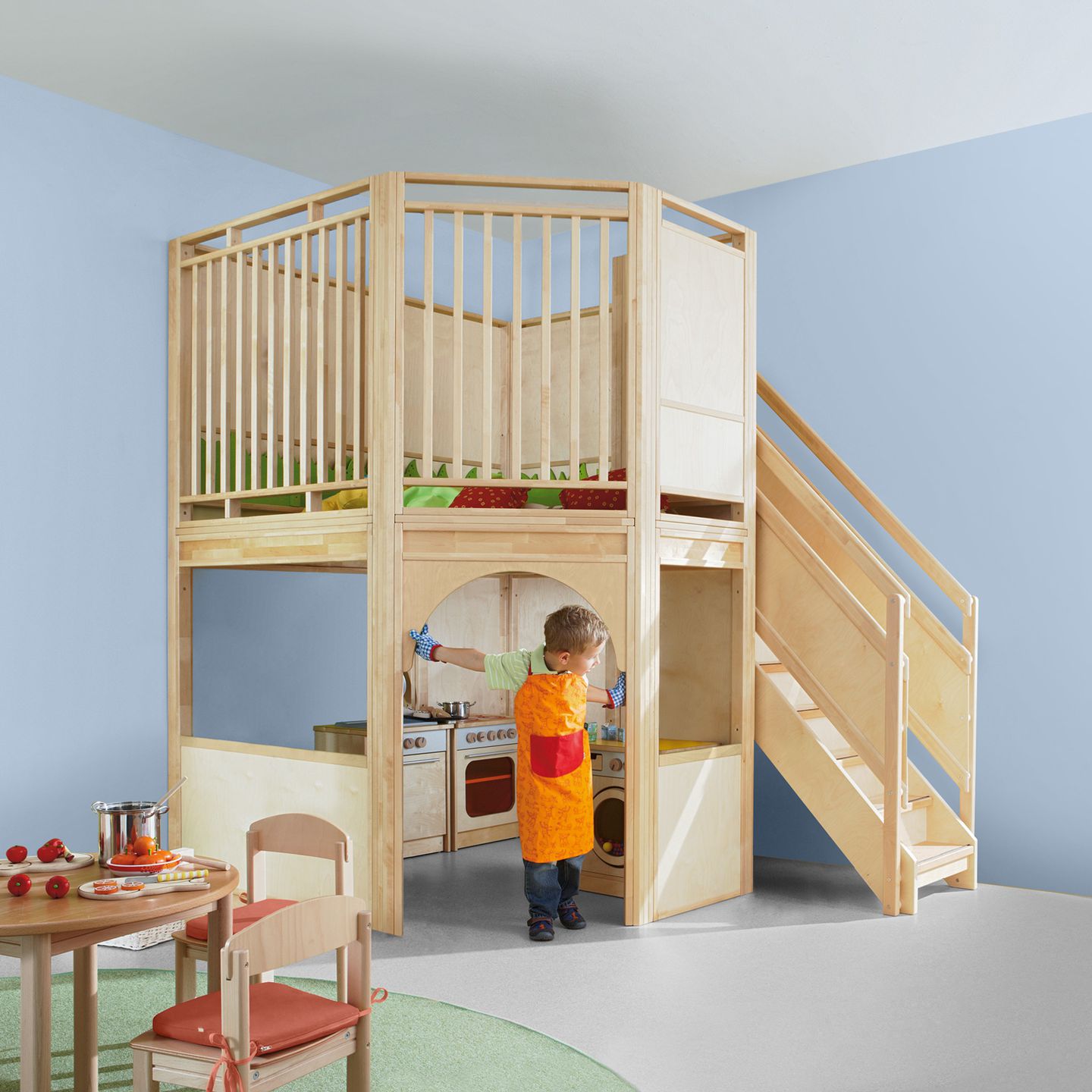 Haus Dachgarten gemino, Treppe rechts