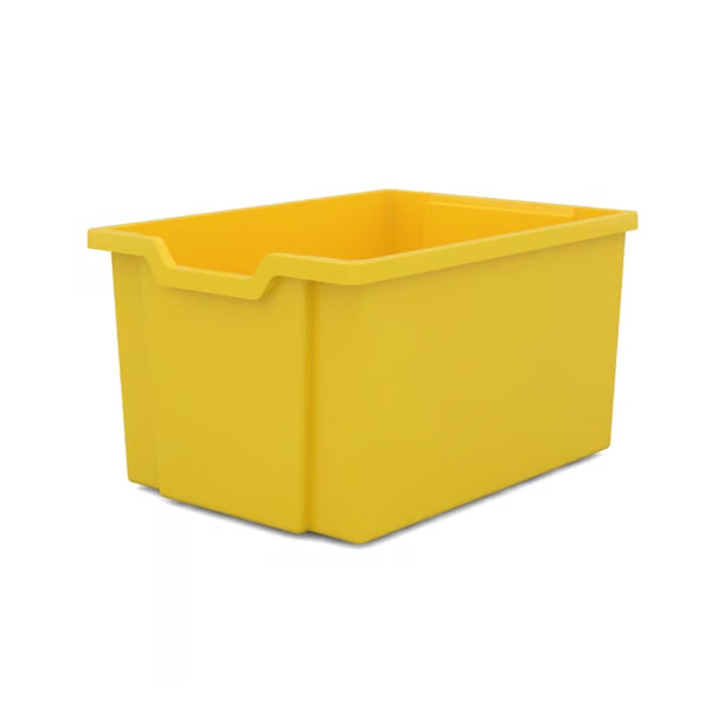 Materialbox mittel-gross gelb, Höhe 22,5 cm