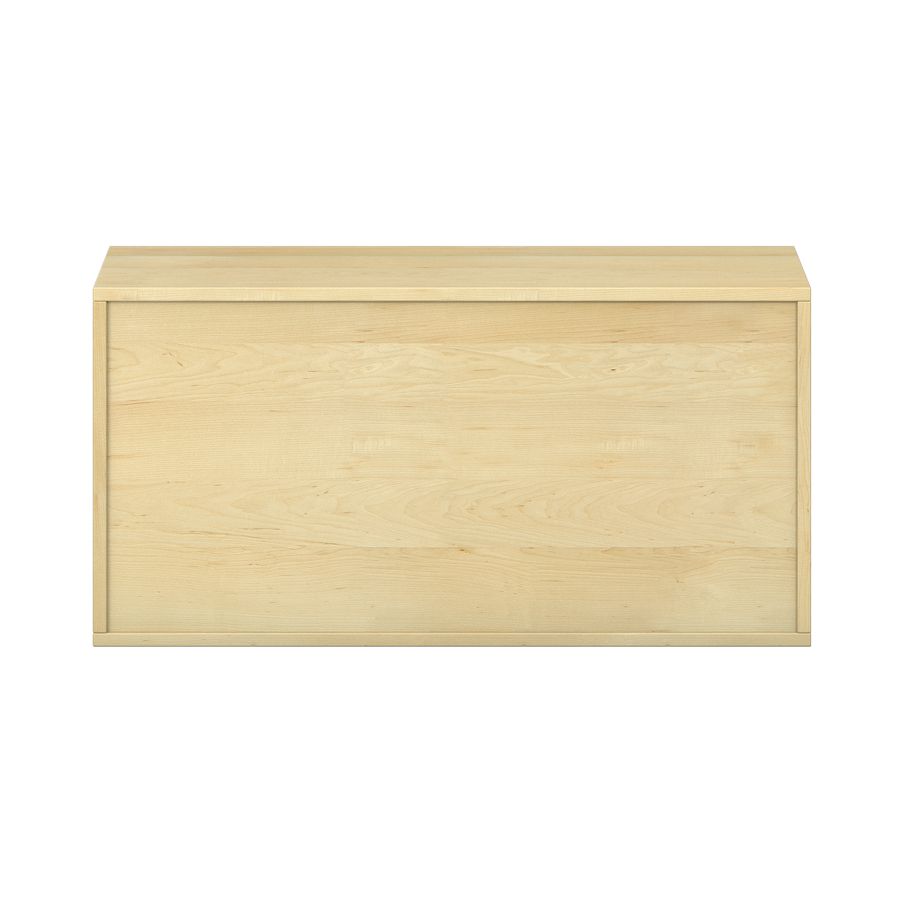 Pureo Eigentumsschrank mit 2 abschliessbaren Fächer, Furnier
mit 2 Einlegeböden und Mittelwand
B 100 x H 50 x T 42 cm