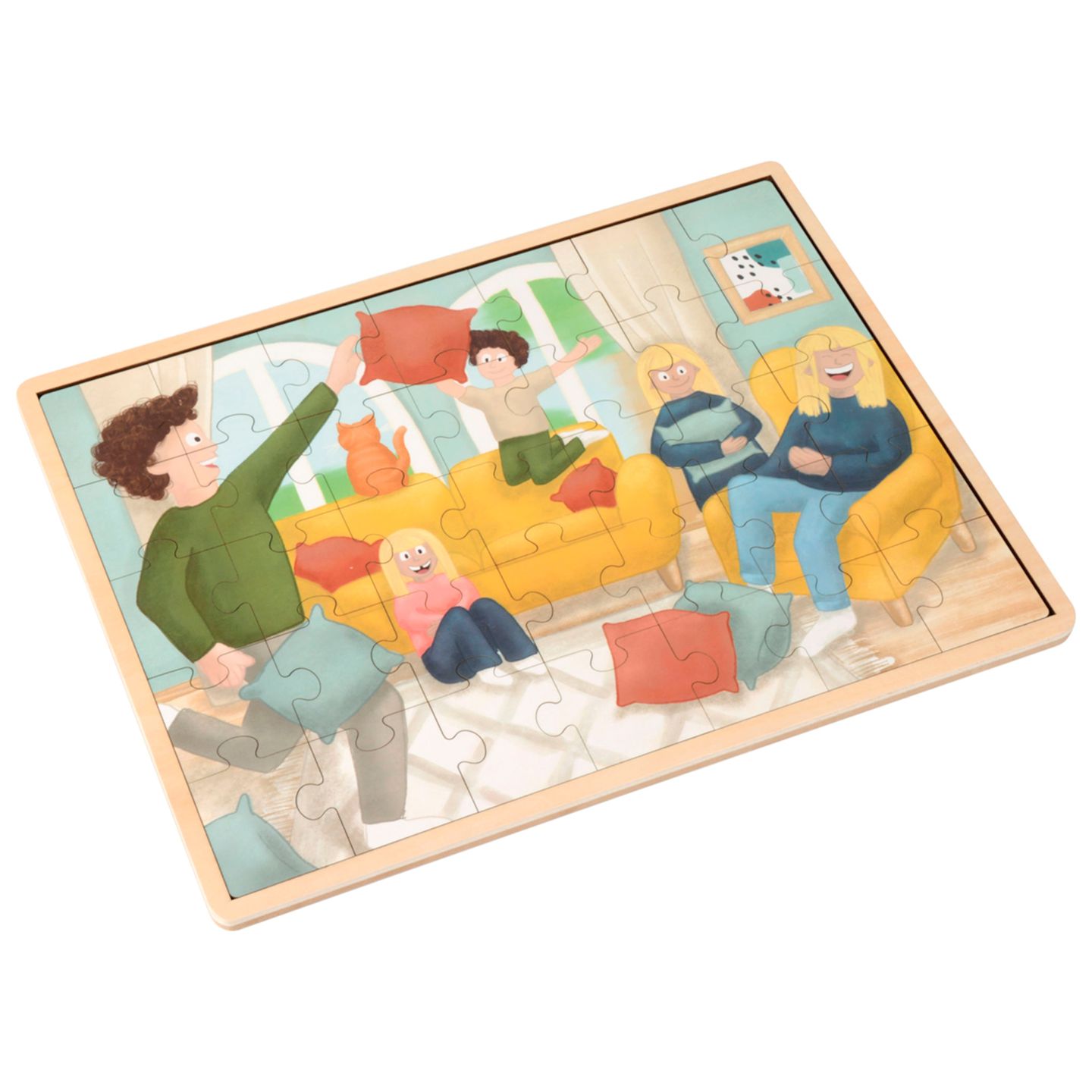 Toleranz-Puzzles Bunte Welt 6er-Set