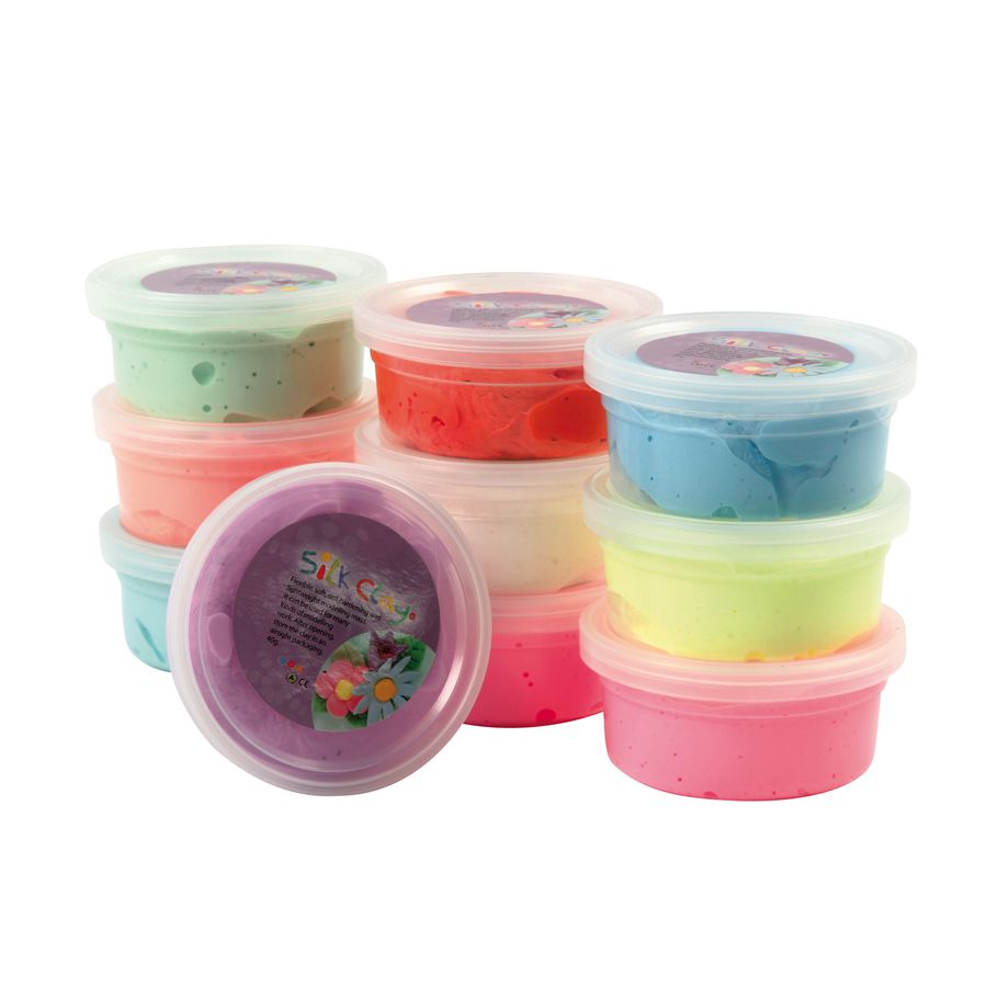 Silk Clay pastell, 10x40 g