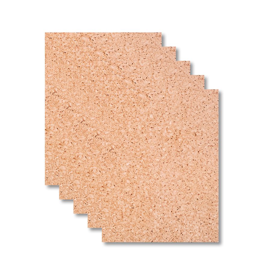 Korkplatten Set 5 Stk., 22,5 x 15 x 1 cm