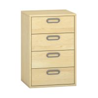 Pureo Schubkastenchrank mit 4 Schubkästen, Furnier
B 50 x H 75 x T 42 cm