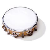 107.025.400 - Schellentambourin Ø 25 cm, Plastikfell