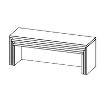 Stapelbank 3er Set mit Sitzhöhen 30, 35 und 40 cm