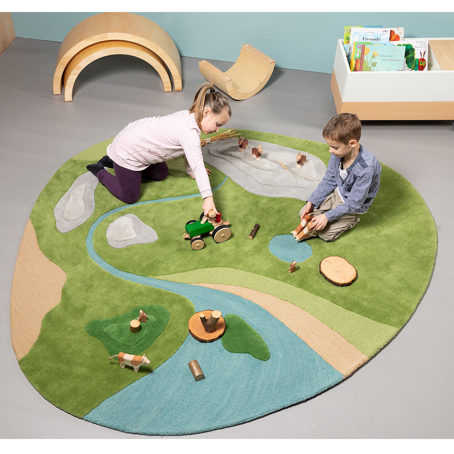 3D Teppich Wieslauftal
