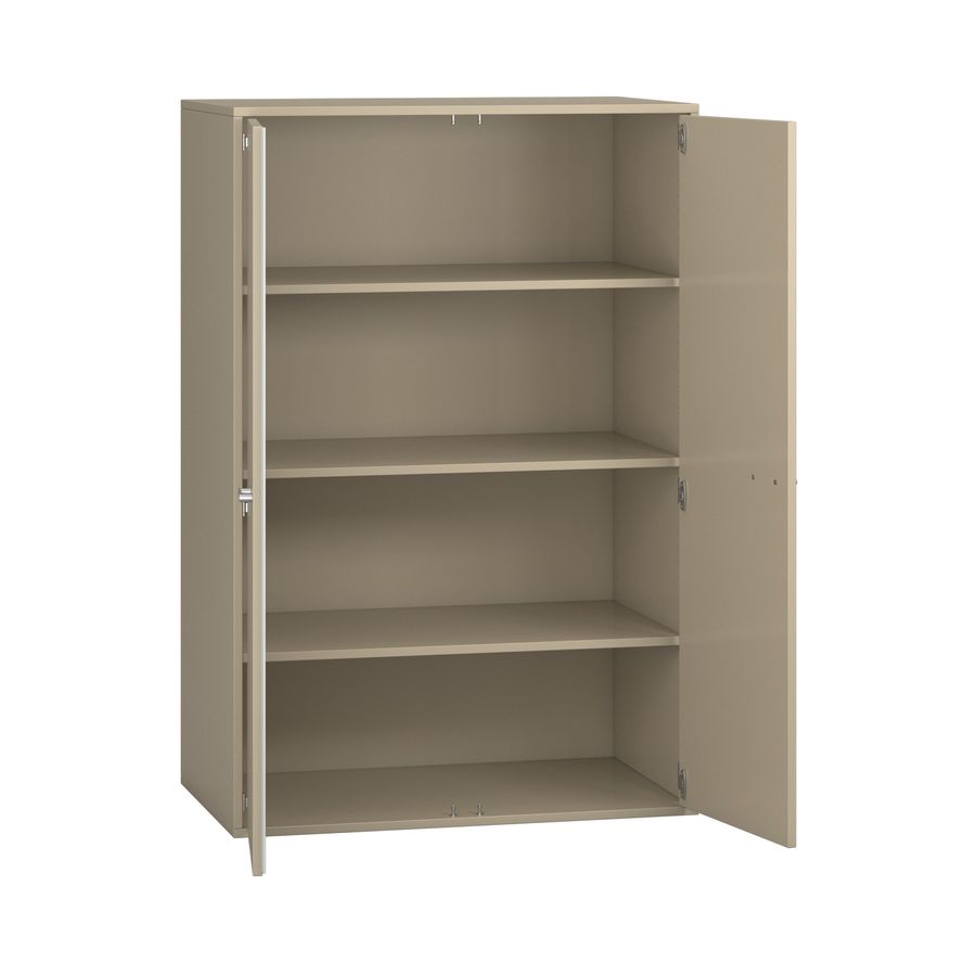 Pureo Doppeltürenschrank Dekor, 3 Einlegeböden, B 100 x H 150 x T 60 cm