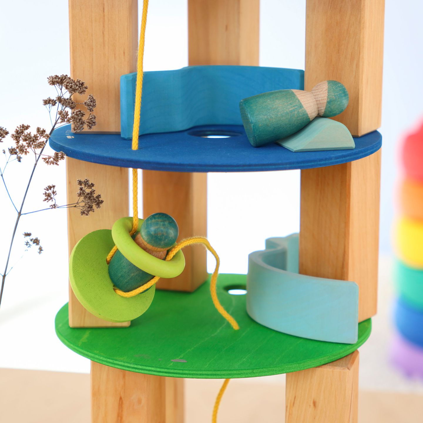 Stapelstein Kullerscheiben Cool Rainbow