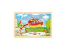 Wendepuzzle Hubschrauber/Feuerwehr