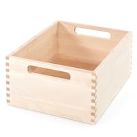 Materialkasten, Buche massiv, B 27 x H 16,2 x T 34,5 cm