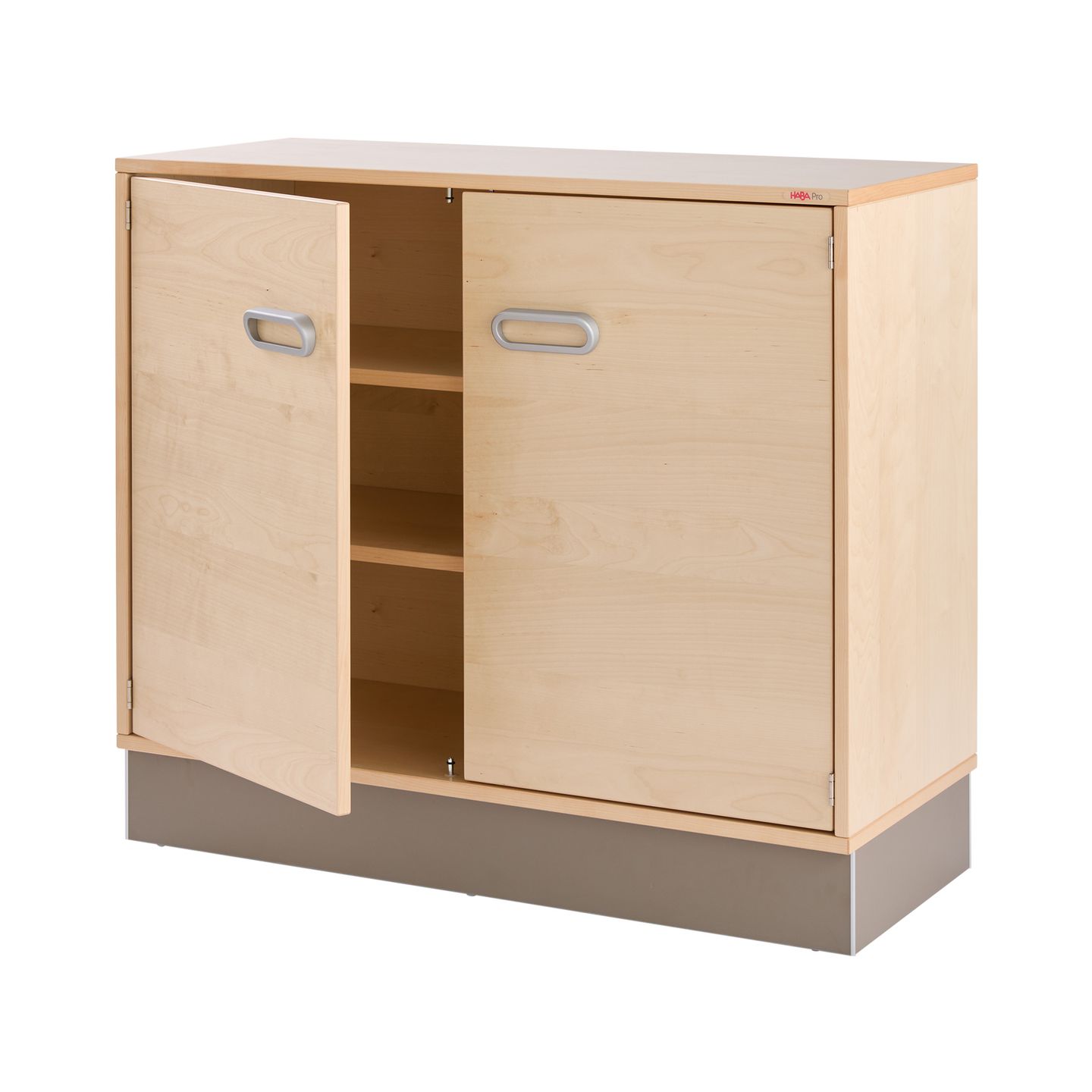 Pureo Doppeltürenschrank Furnier, B 100 x H 50 x T 42 cm