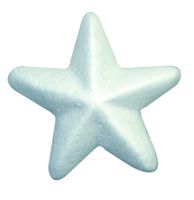 Styropor-Sterne 7 cm, 25 Stk.