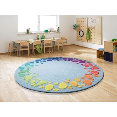 Teppich Regenbogen, Ø 2,50 m