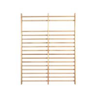 DIN Sprossenwand Doppelfeld, 16 ovale Sprossen, B 200 x H 260 cm