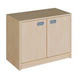 460.001.994K - Doppeltürenschrank mit Sockel, 1 Einlegeboden, ohne Mittelwand, B 78 x H 60 x T 40 cm