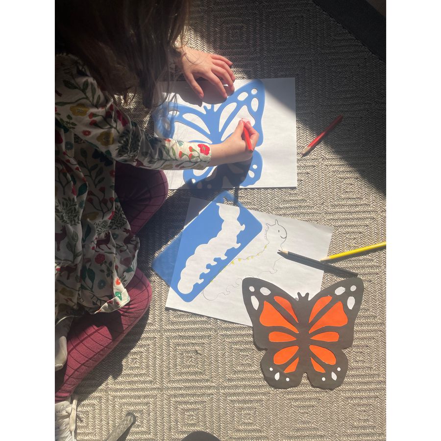 Schablonen Schmetterling