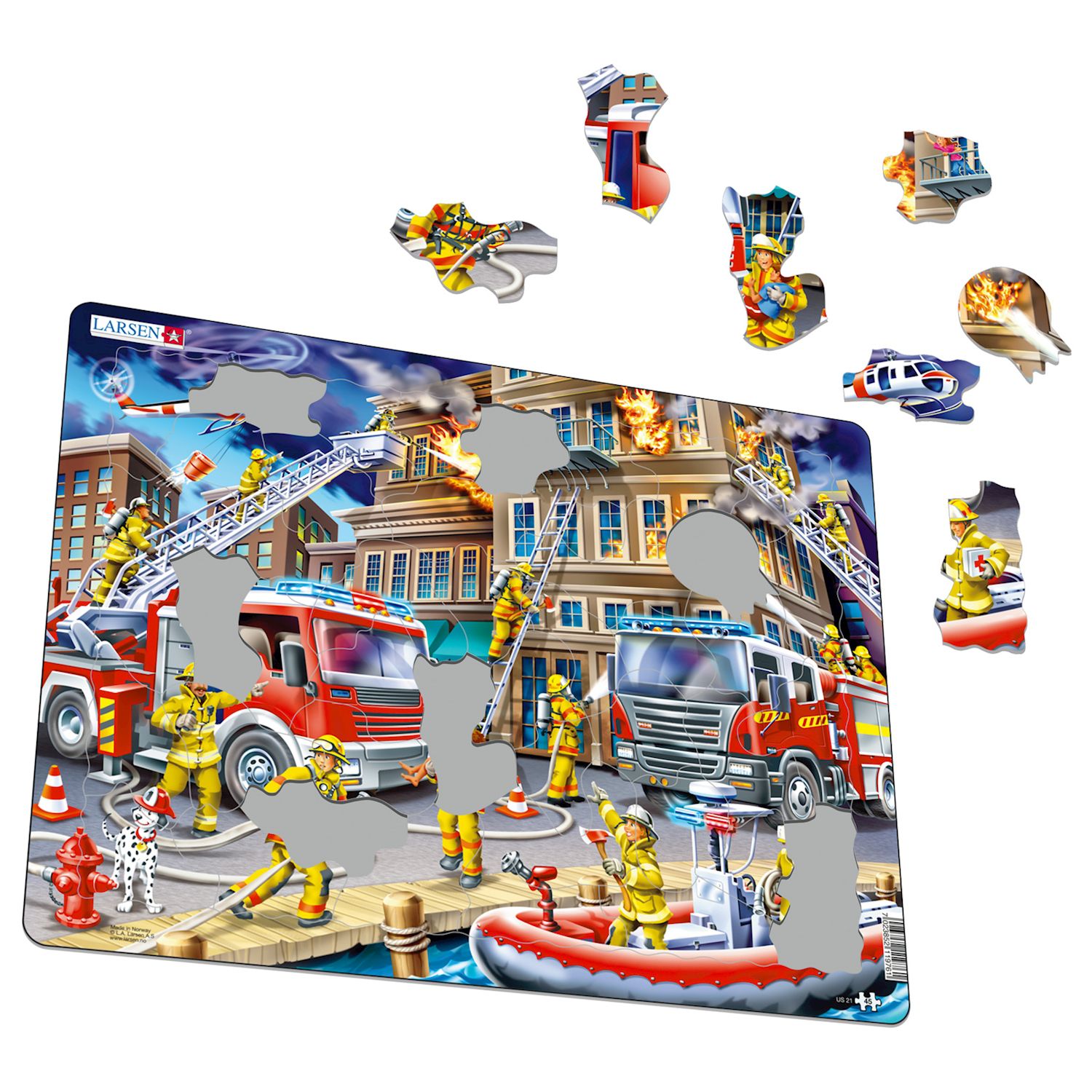 Feuerwehr, Puzzle 45 Teile