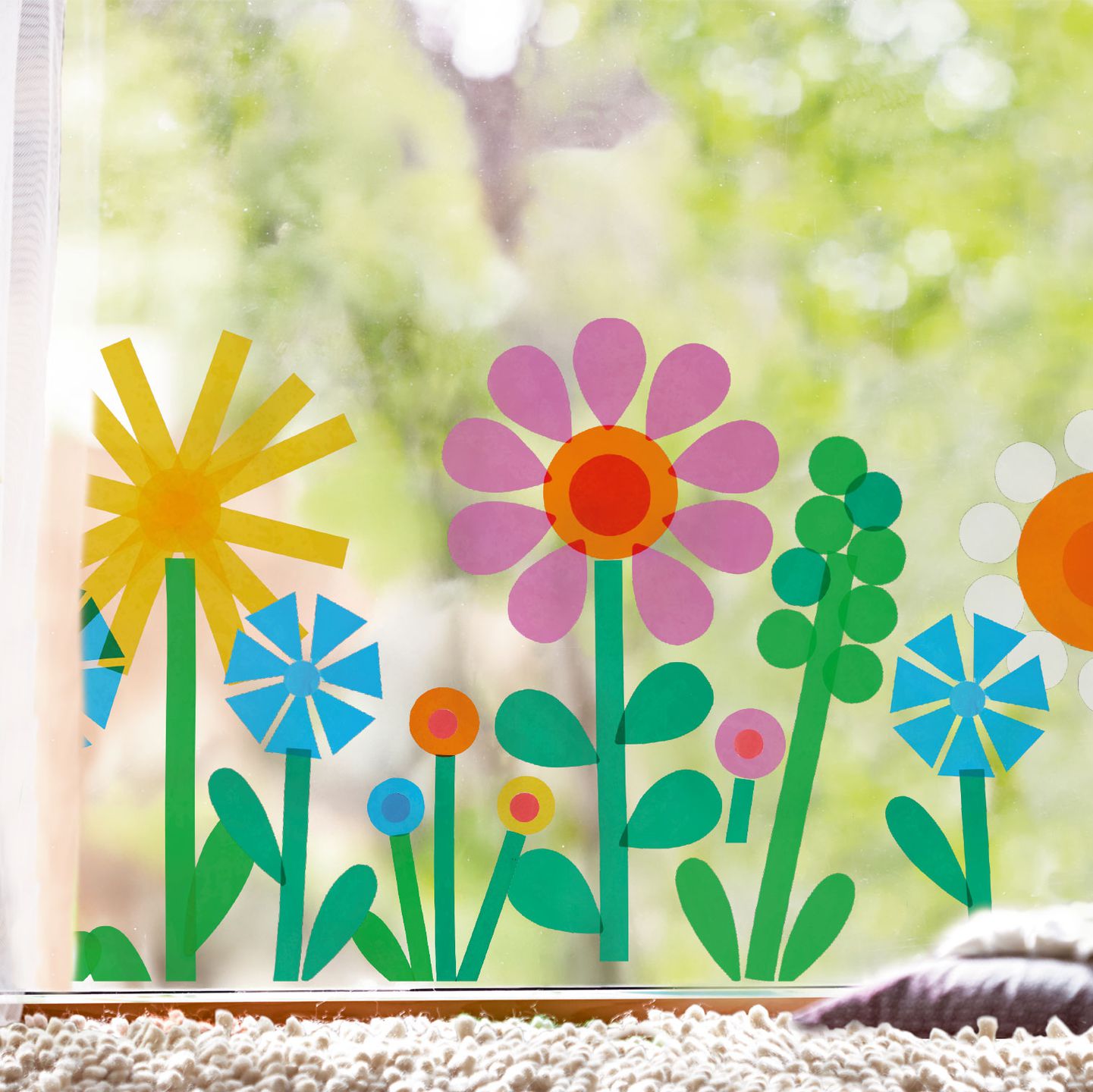 Sachenmacher - Fensterbild Frühling Bastelset